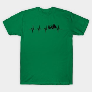 Heartbeat of camping, version 2 T-Shirt